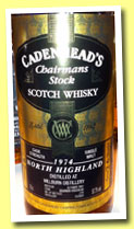 Millburn 1974/2001 (57.7%, Cadenhead, Chairman’s Stock, bourbon hogshead, 276 bottles)