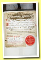 Miltonduff 7 yo (46%, Douglas Laing, Premier Barrel, 448 bottles, +/-2013)