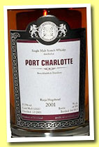 Port Charlotte 2001/2013 (57.5%, Malts of Scotland, Rioja hogshead, cask #MoS 13027, 358 bottles)