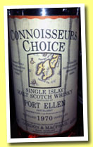 Port Ellen 1970 (40%, Gordon & MacPhail, Connoisseur's Choice, old map label)