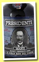 Presidente Marti 23 'Solera Rum' (40%, Oliver & Oliver, Dominican Republic, +/-2013)