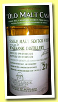 Rosebank 21 yo 1990/2011 (50%, Douglas Laing, Old Malt Cask for Reifferscheid, refill barrel, cask #DL 6492)