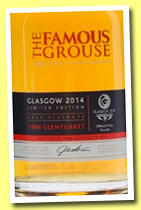 The Famous Grouse 27 yo 1986/2014 'Commonwealth Games' (46.4%, OB, Glenturret, 1800 bottles)