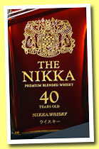 The Nikka 40 yo (43%, OB, blend, 700 decanters, 2014)