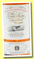 Tobermory 19 yo 1994/2014 (55.8%, Single Malts of Scotland, sherry, cask #5174, 279 bottles)