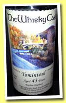 Tomintoul 43 yo 1969/2012 (42.7%, The Whisky Cask, bourbon hogshead)
