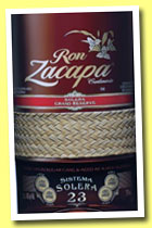 Zacapa 23 'Centenario' (40%, OB, Guatemala, +/-2013)