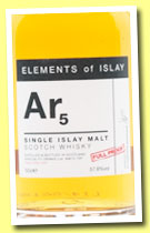 Ar5 (57.8%, Specialty Drinks, Elements of Islay, 2014, 50cl)