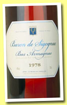 Baron de Sigognac 1978 (40%, OB, Bas Armagnac, +/-2010)