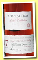 Bowmore 17 yo 1991/2008 (56.2%, A.D. Rattray, sherry butt, cask #2060, 520 bottles)