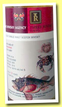 Bowmore 2001/2014 (50.9%, The Whisky Agency and Three Rivers Tokyo, refill hogshead, 272 bottles)