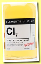 CI7 (58.5%, Speciality Drinks, Elements of Islay, 2014)