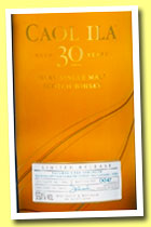 Caol Ila 30 yo 1983/2014 (55.1%, OB, Special Release, 7638 bottles)