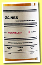 Glen Elgin 17 yo 1997/2014 (46%, Orcines, cask #1651)