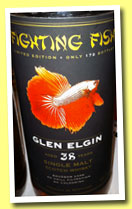 Glen Elgin 38 yo (48.2%, Monnier Trading, Fighting Fish, bourbon, 172 bottles, 2013)