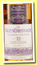 Glendronach 12 yo 'Sauternes Finish' (46%, OB, 2014)