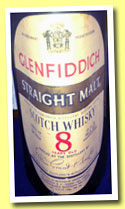 Glenfiddich 8 yo (43° gradi, OB, Straight Malt, Italy, Gancia & C., early 1970s)