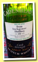 Inchgower 19 yo 1977/1997 (56%, Cadenhead, sherrywood)