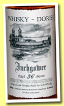 Inchgower 36 yo 1974/2010 (55.5%, Whisky-Doris, refill sherry, cask #1476, 167 bottles) 