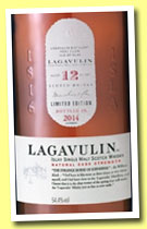 Lagavulin 12 yo 'Special Release 2014' (54.4%, OB, 31428 bottles)