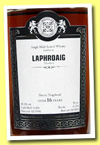 Laphroaig 16 yo 1998/2014 (58.2%, Malts of Scotland, sherry hogshead, cask #MoS 14001, 224 bottles)