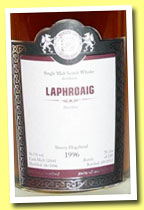 Laphroaig 1996/2012 (56.1%, Malts of Scotland, sherry hogshead, cask #MoS 12041, 240 bottles)