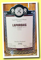 Laphroaig 1996/2013 (56.2%, Malts of Scotland, bourbon, cask #13028, 213 bottles)