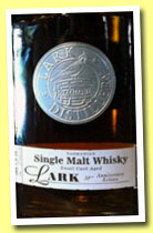 Lark ’20th Anniversary’ (50.5%, OB, Tasmania, Para Port quarter cask, cask #1, 500 bottles, 2012) 
