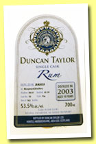 Monymusk 10 yo 2003/2014 (53.5%, Duncan Taylor, Jamaica, cask #18, 162 bottles)