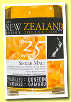 New Zealand Whisky 25 yo (46%, OB, Willowbank, New Zealand, bourbon barrel, 2014) 