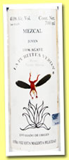 Pierde Almas 'La Puritita Verda' (40%, OB, mezcal, joven, +/-2014)