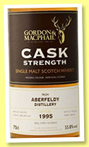 Aberfeldy 1995/2014 (55.8%, Gordon & MacPhail, Cask Strength, refill sherry hogshead, casks #2488, 2489 & 2491)