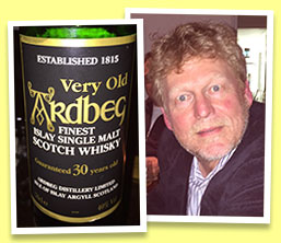Ardbeg 30 yo ‘Very Old’ (40%, OB, 1963 bottled 1993)