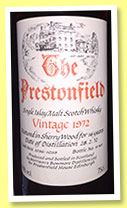 Bowmore 16 yo 1972 (43%, The Prestonfield, cask #1036/1039) 