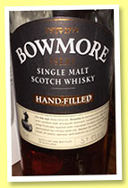 Bowmore 2004/2015 'Hand-Filled' (57.5%, OB, sherry cask)