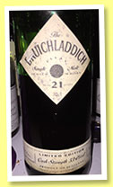 Bruichladdich 21 yo 'Limited Edition' (53.4%, OB, 389 bottles, 1994) Another rare bottle, distilled in the early 1970