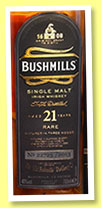 Bushmills 21 yo (40%, OB, Madeira finish, +/-2014)
