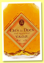 Clés Des Ducs V.S.O.P. (40%, OB, armagnac blend, +/-2014)