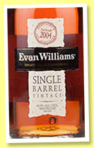 Evan Williams 2004/2014 'Single Barrel' (43.3%, OB, Kentucky straight bourbon)