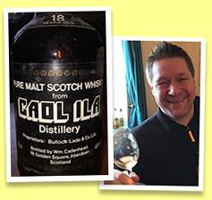 Caol Ila 18 yo 1966/1982 (46%, Cadenhead, dumpy black label) 