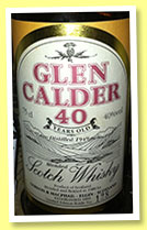 Glen Calder 40yo 1949 (40%, Gordon & MacPhail, +/-1989)
