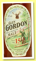 Glen Gordon 15 yo (40%, Gordon & MacPhail, +/-1986)