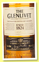 Glenlivet ‘Master Distiller’s Reserve’ (40%, OB, +/-2014)