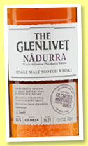 Glenlivet 'Nàdurra Oloroso' (60.7%, OB, batch #OLO614, 2014)