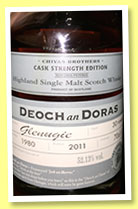 Glenugie 30 yo 1980/2011 'Deoch an Doras' (52.13%, OB, Chivas Brothers)