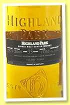 Highland Park 35 yo 1973/2009 (56.3%, OB, Velier, Italy, cask #13352) 