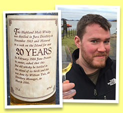 Jura 20 yo 1965/1986 (56%, OB, private bottling for Jane Prosser) 