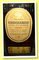 Knockando 1963/1985 'Extra Old Reserve' (43%, OB)