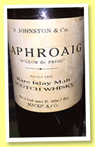 Laphroaig (OB, Mackie & Co., bottled 1903)