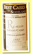 Linkwood 1992/2005 (43%, Jean Boyer, Best Casks of Scotland, refill sherry)